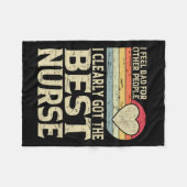 私は感じ明らかに他の人に悪得い最高の フリースブランケット (正面(横))