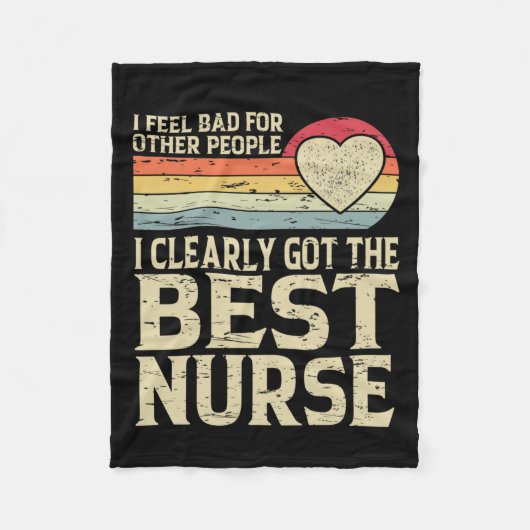 私は感じ明らかに他の人に悪得い最高の フリースブランケット (正面)