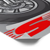 私は感じ要求、スピードの必要性 ポスター (角)