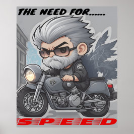 私は感じ要求、スピードの必要性 ポスター