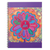 私は感動的フローラ ノートブック (正面)