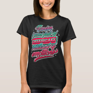 私は感情ではなくチーズケーキでいっぱいだったらいいのに Tシャツ