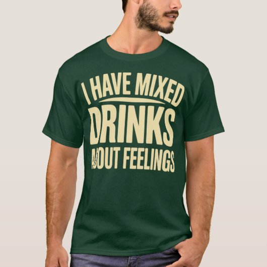 私は感覚の飲み物を混ぜている(2) Tシャツ (正面)