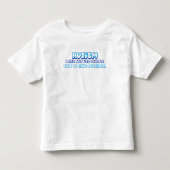 私は感覚を有します トドラーTシャツ (正面)