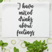 私は感覚タオルについてのカクテルを有します キッチンタオル (折り畳み)