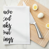 私は感覚タオルについてのカクテルを有します キッチンタオル (四つ折り)