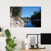 私は感謝していこの素晴らしい日のために神よ。 ポスター (ホームオフィス)