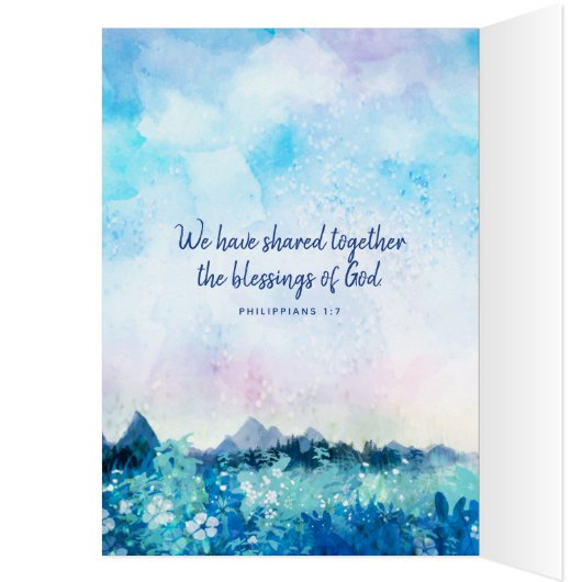 私は感謝してい毎日お前の為に神賛美誕生日 (内側 (左))