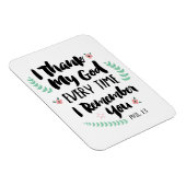 私は感謝してい神よ思い出すたびに磁石 マグネット (右側)