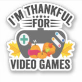 私は感謝のゲーム感謝のおもしろい贈り シール (正面)