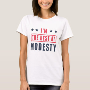 私は慎み最高の深い Tシャツ