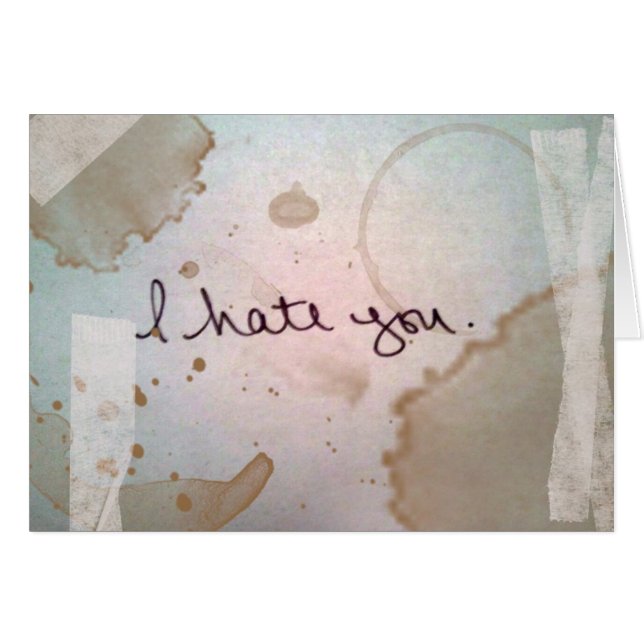 私は憎みます (正面横)