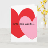 私は憎みます カード (黄色い花)