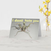 私は憎みません カード (黄色い花)