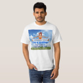 私は憶病者です! (カスタマイズ可能なイメージ) Tシャツ (正面フル)