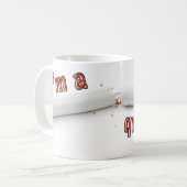 私は憶病者です! コーヒーマグカップ (正面左)