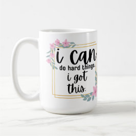 私は懸命できる コーヒーマグカップ