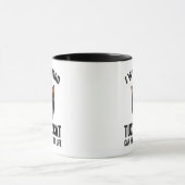 私は懸命でタキシード猫の命を救う マグカップ (中央)