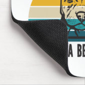 私は懸命でピットブルの生活が良くなる マウスパッド (コーナー)