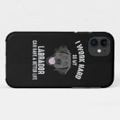 私は懸命でラブラドールの生活が良くなる Case-Mate iPhoneケース (裏面(横))
