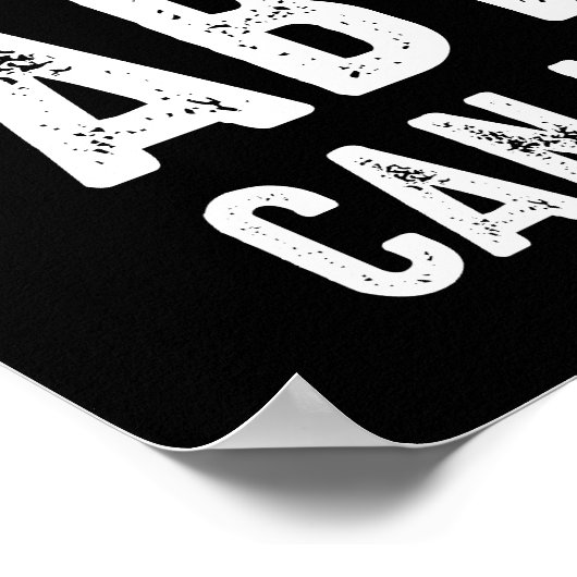 私は懸命で働き、アビシニアンがより良い生活ができる ポスター (角)