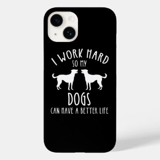 私は懸命で犬の生活が良くなる Case-Mate iPhone 14ケース