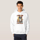 私は懸命で猫の命を取り戻す パーカ (正面フル)