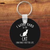 私は懸命で猫の命を救う キーホルダー (裏面)