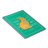 私は懸命で猫の命を救う ノートブック (右側)