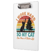 私は懸命で猫の生活を良くする クリップボード (左)