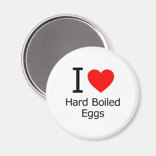 私は懸命ゆで卵が大好き マグネット (正面/裏面)
