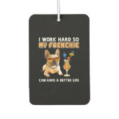 私は懸命を働いてフランス人の生活を向上させる カーエアーフレッシュナー (正面)