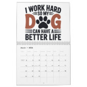 私は懸命を働いて私の犬がより良く暮らす – Pet Lover Cal カレンダー (3月 2026)