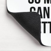 私は懸命を働かせます従って私の猫はよりよい生命を過すことができます マウスパッド (コーナー)