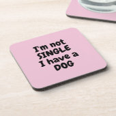 私は懸命プラスチック独身のコースターではない – 6のセット コースター (左側)
