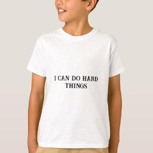私は懸命事ができるやる気を起こさせる引用文キッズシャツ Tシャツ