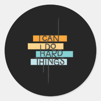 私は懸命事ができる感動的引用文 ラウンドシール