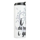 私は懸命事ができる（人生の消極木） タンブラー (回転左)