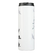 私は懸命事ができる（人生の消極木） タンブラー (裏面)