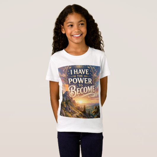 私は成る力を持つ Tシャツ (正面フル)