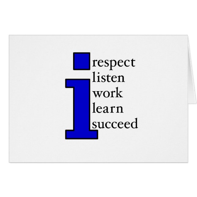 私は成功します(青) (正面横)