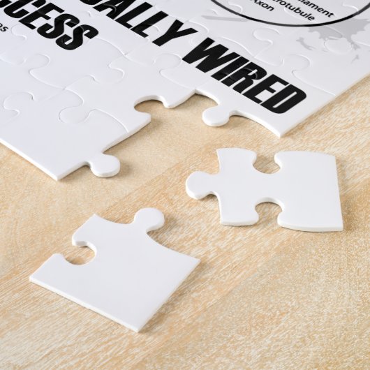 私は成功のためにちょうど神経学的にワイヤーで縛られます ジグソーパズル (側面)