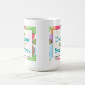 私は成功の夢を見ます コーヒーマグカップ (中央)