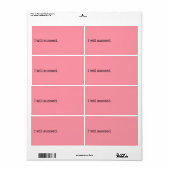 私は成功感動的引用文 ラベル (フルシート)