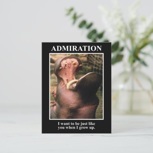 私は成長したらあなたのようになりたい ポストカード (スタンド正面)