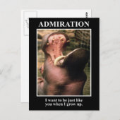 私は成長したらあなたのようになりたい ポストカード (正面/裏面)