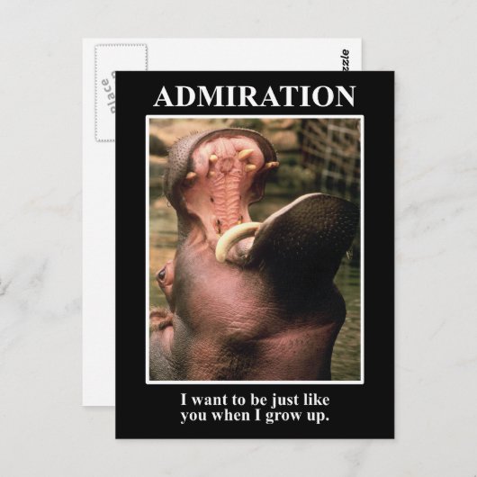 私は成長したらあなたのようになりたい ポストカード (正面/裏面)