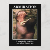 私は成長したらあなたのようになりたい ポストカード (正面)