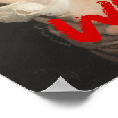 私は成長した女性ルネッサンス絵画スの引用文ウォール ポスター (角)