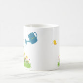 私は成長物、おもしろい庭師ギフトマグ コーヒーマグカップ (中央)